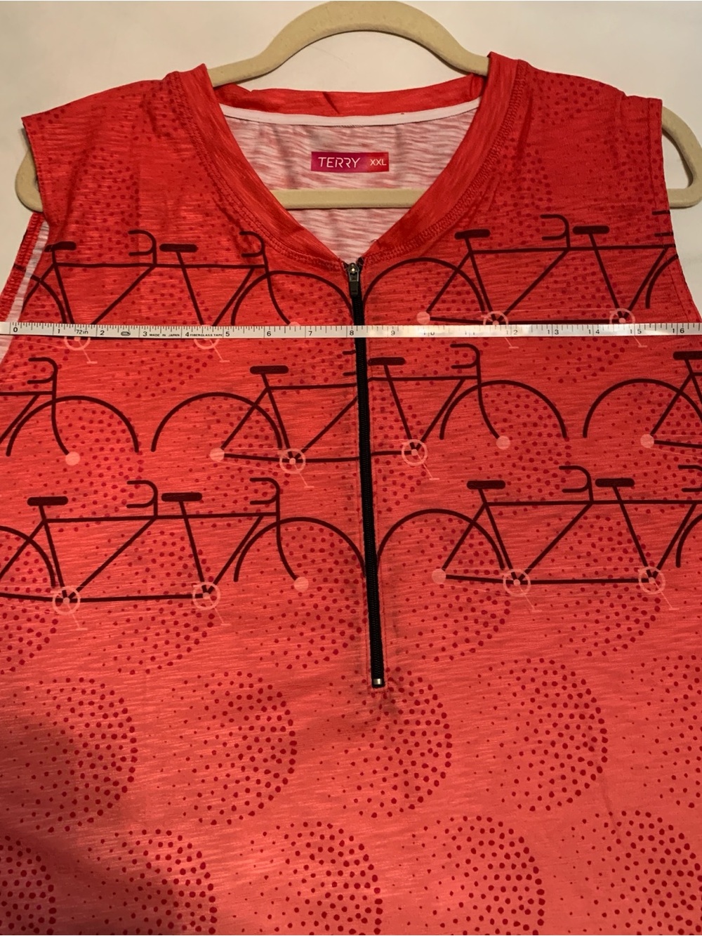 TERRY Pink Sleeveless Cycling Bike-Print Tank Top - Picture 7 of 8